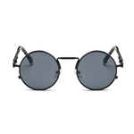 Frame Redondo Moda óculos de sol retros Steampunk óculos de sol com armações redondas