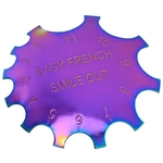Francês Dip prego recipiente de pó Dipping Bandeja pontas das unhas Mold Guias manicure Ferramenta Art