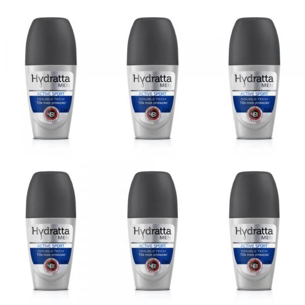Francis Hydratta Active Sport Desodorante Rollon 50ml (Kit C/06)