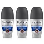 Francis Hydratta Active Sport Desodorante Rollon 50ml (kit C/03)
