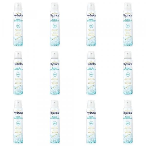Francis Hydratta Fresh Protection Desodorante Aerosol 165ml (Kit C/12)