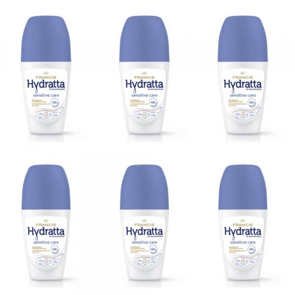 Francis Hydratta Sensitive Care Desodorante Rollon 50ml (Kit C/06)