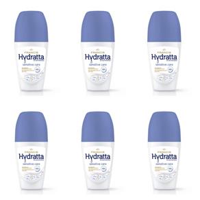 Francis Hydratta Sensitive Care Desodorante Rollon 50ml - Kit com 06
