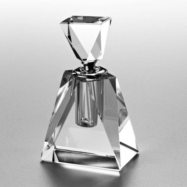 Frasco de Cristal de Chumbo Óptico para Perfume Lan 10Cmx6cmx4cm Rojemac Transparente