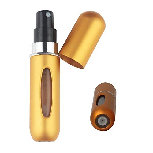 Frasco Frasquinho Amostra Perfume Viagem Bolso Bolsa Decant Borrifador Spray Mini Refil Demandi (Amarelo)