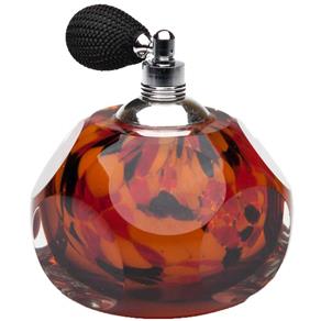 Frasco para Perfume com Borrifador Prestige Vidro Optico Marrom Ø 6,5Cm 40Ml