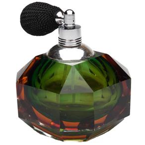Frasco para Perfume com Borrifador Prestige Vidro Optico Verde Ø 6,5Cm 15Ml