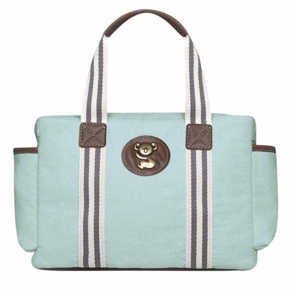 Frasqueira Maternidade Térmica Classic For Baby Adventure Gold Coast Sarja Cor Azul - Classic For Baby Bags
