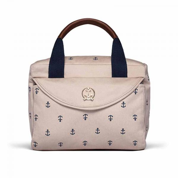 Frasqueira Maternidade Térmica Classic For Baby Navy Queenstown Sarja - Caqui - Classic For Baby Bags