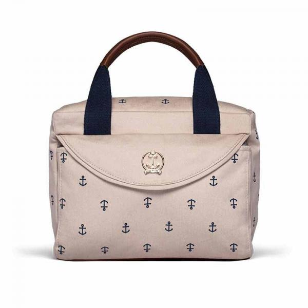 Frasqueira Maternidade Térmica Classic For Baby Navy Queenstown Sarja Cor Caqui - Classic For Baby Bags