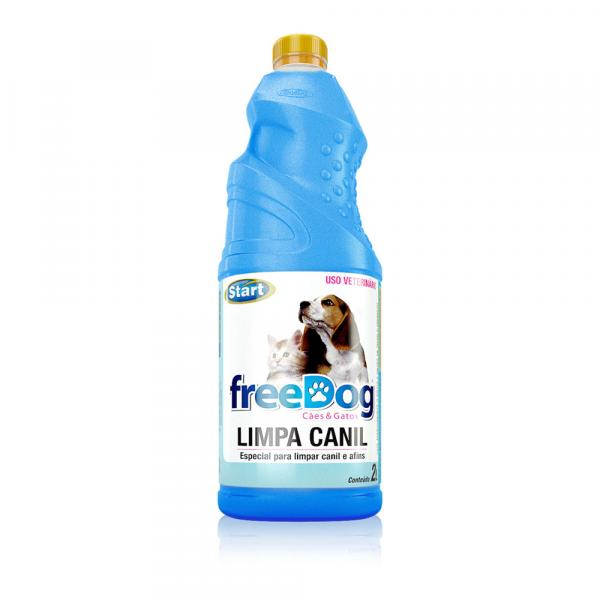 Free Dog Cães e Gatos Limpa Canil e Áreas Domésticas 2 L Start Química