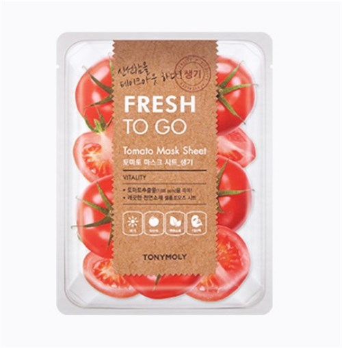 Fresh To Go Tomato Mask Sheet: Vitality - TonyMoly - 22g