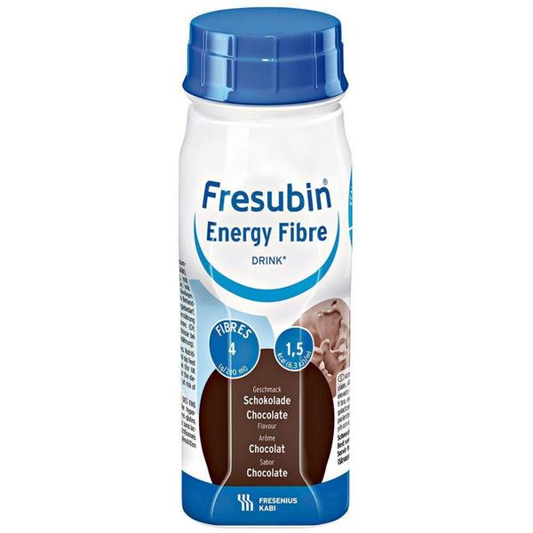 Fresubin Energy Fibre Drink Fresenius Chocolate 1,5kcal 200mL