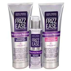 Frizz-Ease Miraculous Recovery Repairing John Frieda - Shampoo + Condicionador + Sérum Kit