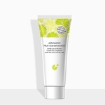 Frutas ácidas de limpeza profunda esfoliante Oil Control Suave Creme Facial Scrub Cleaner