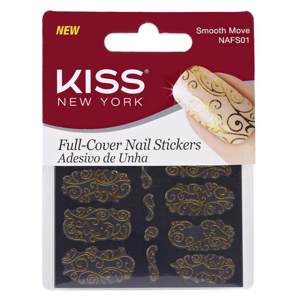 Full-Cover Nail Stickers First Kiss - Adesivo de Unha - First Kiss