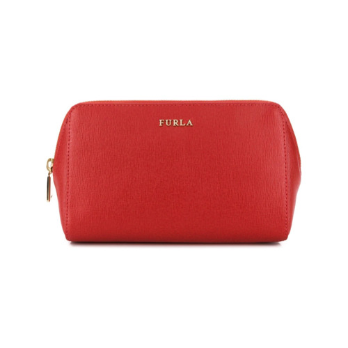 Furla Logo Make Up Bag - Vermelho