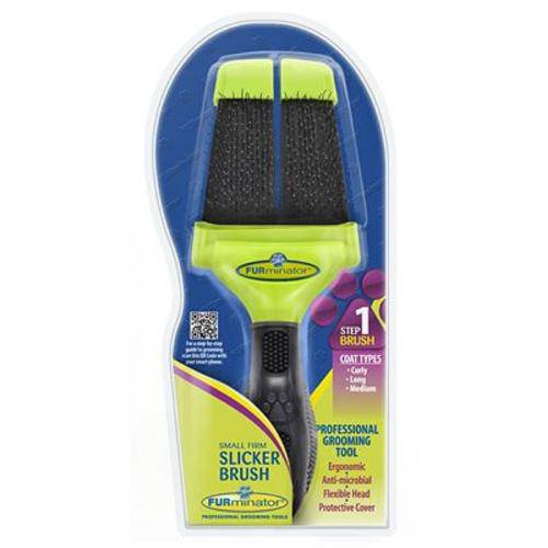 Furminator Firm Slicker Brush Small - Escova Dupla Firme Pequena