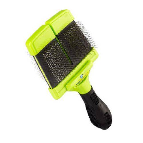 Furminator Soft Slicker Brush - Escova Dupla Macia Grande