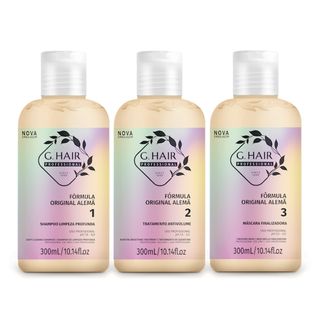 G. Hair Fórmula Alemã Kit – Shampoo + Tratamento + Máscara Kit