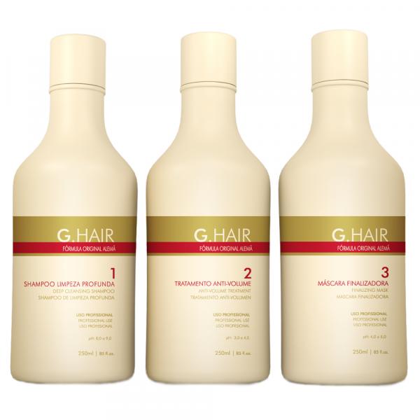 G.Hair Fórmula Alemã Kit - Shampoo + Tratamento + Máscara