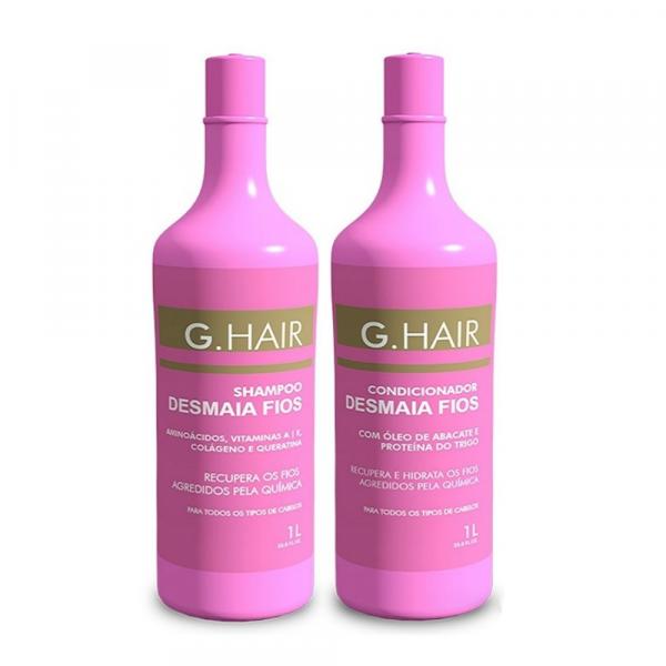 G.hair Kit Desmaia Fios Shampoo + Condicionador 1l - Inoar