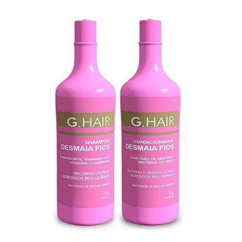 G.Hair Kit Desmaia Fios Shampoo + Condicionador 1L
