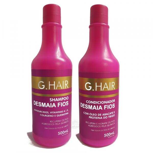 G.hair Kit Desmaia Fios Shampoo + Condicionador 500ml - Inoar