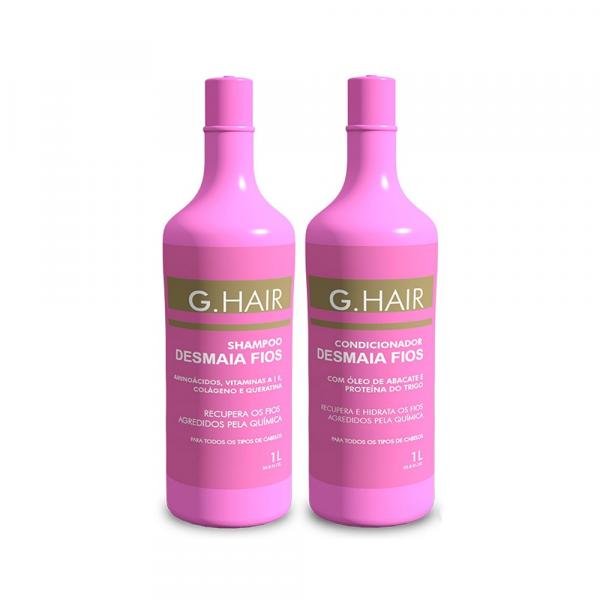G.Hair Kit Desmaia Fios Shampoo + Condicionador - 2x1L