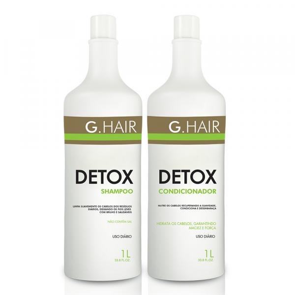 G. Hair Kit Shampoo e Condicionador Detox - 2x1L - G.hair