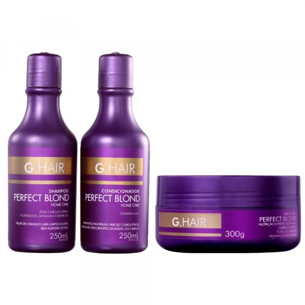 G.hair Perfect Blond Kit Duo Home Care 250ml + Mascara 300g - Inoar