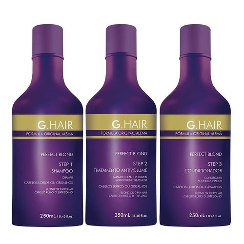 G.hair Perfect Blond Kit Pequeno (3x250ml)