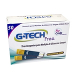 G Tech Free 1 Tiras Reativas De Glicose No Code C/50