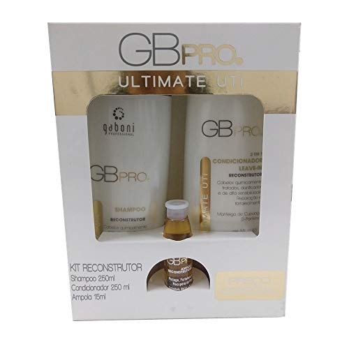Gaboni Gb Pro Ultimate Uti Kit Shampoo + Condicionador 250ml e Ampola 15ml