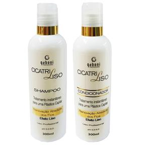 Gaboni Kit Cicatri Liso Shampoo + Condicionador 300Ml