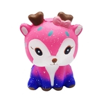 Galaxy Cute Deer Squishy Slow Rising Kids Adultos Squeeze Toys Stress Reliever