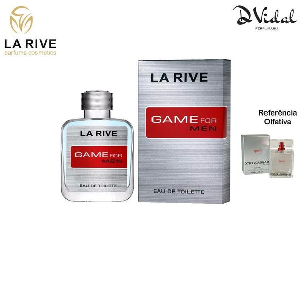 Game For Men - La Rive Eau de Toilette - Perfume Masculino 100ml