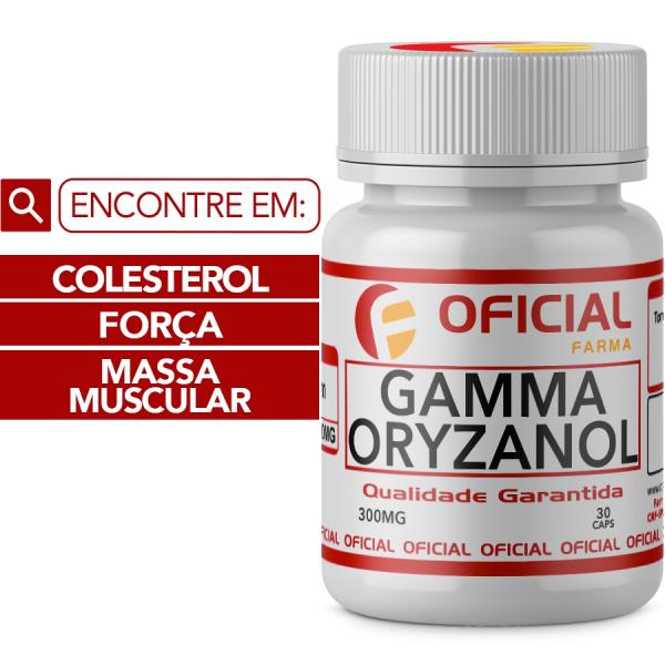 Gamma Oryzanol 300Mg 30 Cápsulas - Oficialfarma