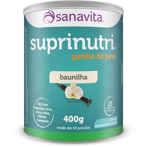 Ganho de Peso Suprinutri - Sanavita - 400G - Baunilha
