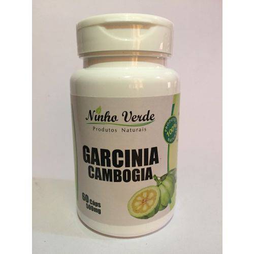 Garcinia Cambogia 60 Cápsulas 500 Mg Ninho Verde