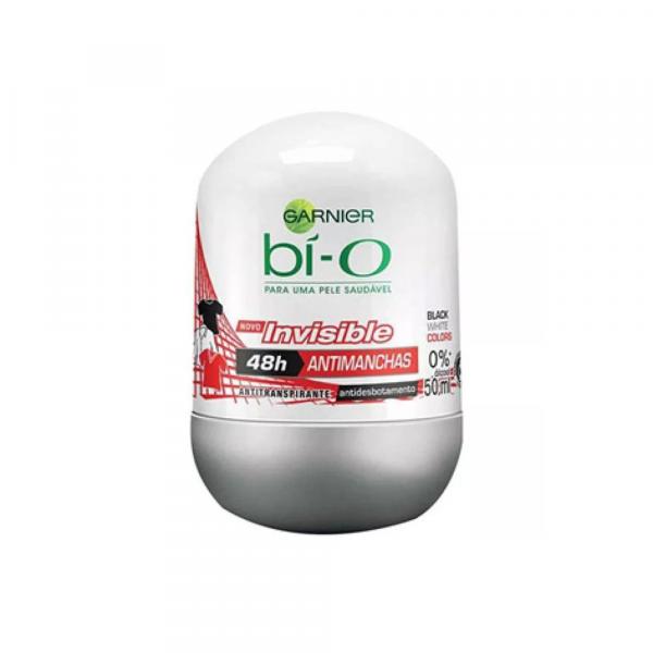 Garnier Bio Invisible Black + White + Colors Desodorante Roll On Masculino - 50ml