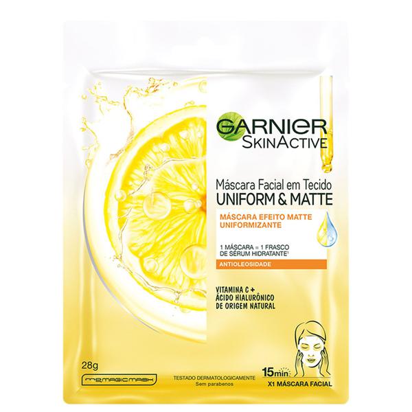 Garnier SkinActive Uniform & Matte Vitamina C - Máscara Facial 28g