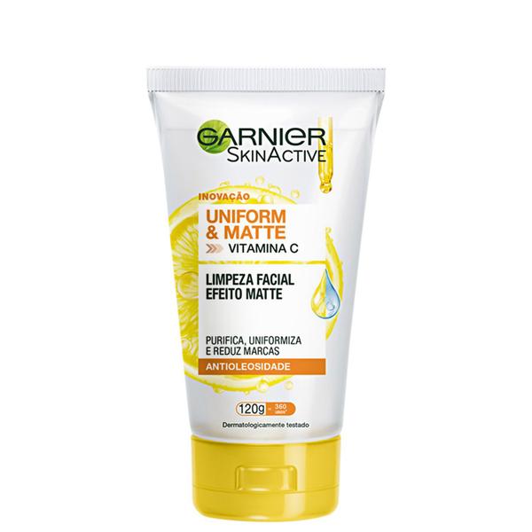 Garnier SkinActive Uniform & Matte Vitamina C - Sabonete Líquido Facial 120g