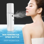 Garrafa Hidratante Facial portátil Nanotecnologia Névoa de Água Reabastecimento Nebulizador Mini Pulverizador USB Recarregável