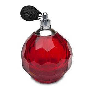 Garrafa para Perfume com Borrifador 7cmx7cmx13cm Vermelha Rojemac
