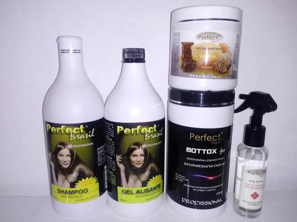 Gel Alisante Perfect Brasil Super Kit Completo - Perfect Brasil Cosmeticos