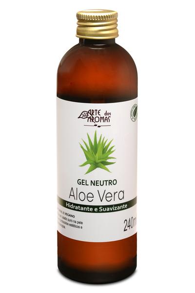 Gel Aloe Vera Natural e Vegano Arte dos Aromas 240ml