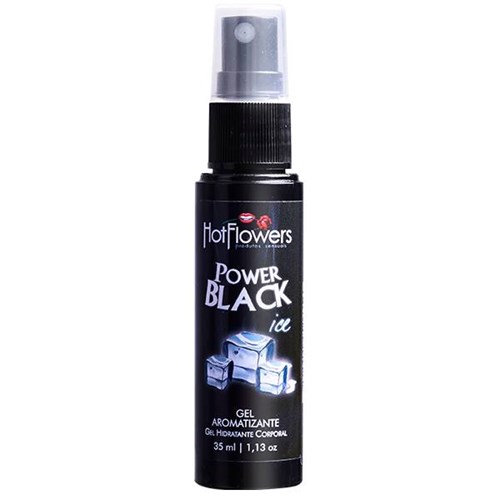 Gel Aromatizante Corporal e Térmico Comestível Power Black Ice Spray