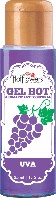 Gel Aromatizante Hot Uva - Hot Flowers