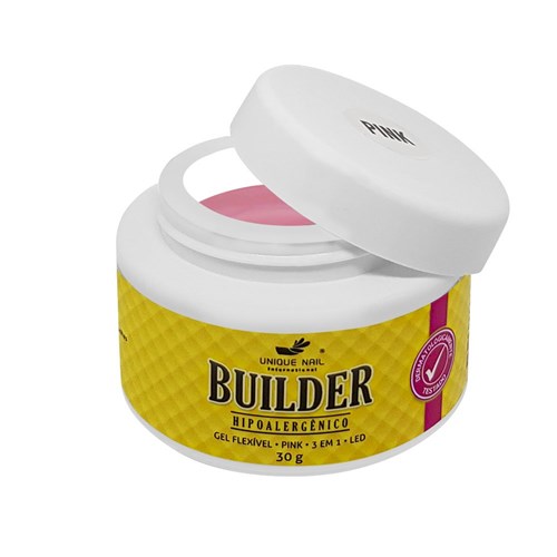 Gel Builder Pink Unique Nail Hipoalergenico Led/uv 30G